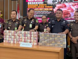 Kejari Mimika Eksekusi Rp5,4 Miliar Uang Pengganti Kasus Korupsi Aerosport