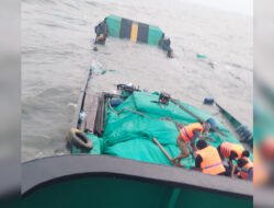 LCT Cahaya Permata Hati Tenggelam di Perairan Puriri, Nasib 8 Awak Kapal Belum Diketahui