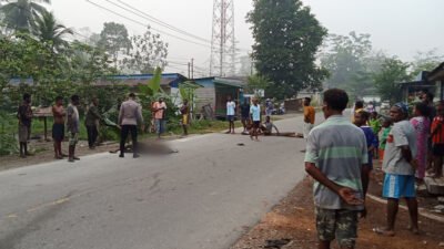 Pria 31 Tahun Ditemukan Tewas di Hiripau, Jalan Poros Timika-Pomako Sempat Diblokade Warga